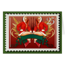 The Kitsch Bitsch : Twin Kitsch-mas Pin-Up Card