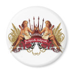 The Kitsch Bitsch : Twin Pin-Up Retro Tattoo magnets