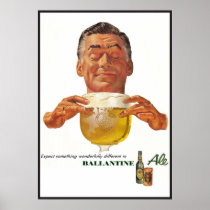 The Kitsch Bitsch : Vintage Ballantine Ale Print
