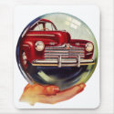 The Kitsch Bitsch : Vintage Car Graphic #3 mousepads