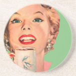 The Kitsch Bitsch : Vintage Coffee Graphic Beverage Coasters