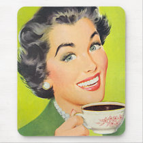 The Kitsch Bitsch : Vintage Coffee Graphic Mouse Pads