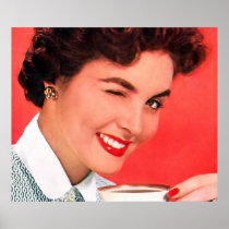 The Kitsch Bitsch : Vintage Coffee Graphic Print
