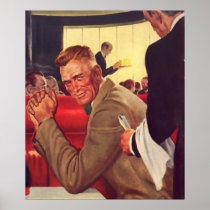 The Kitsch Bitsch : Vintage Retro Man Graphic Poster