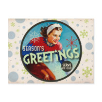 The Kitsch Bitsch : Vintage Season's Greetings Post Cards