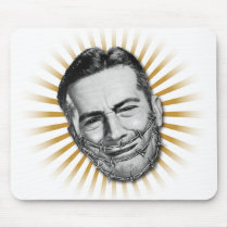 The Kitsch Bitsch : Weird Barbed Wire Guy Mousepad