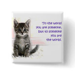 The Kitten's World Button
