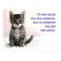 The Kitten's World Postcards
