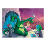 The Knight, The Princess and The Dragon posters by colonelle The Knight, The Princess and The Dragon posters