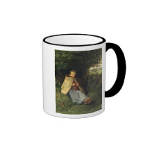 The Knitter or, The Seated Shepherdess, 1858-60 Coffee Mug