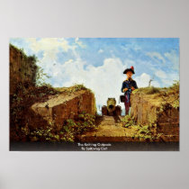 The Knitting Outposts By Spitzweg Carl Print