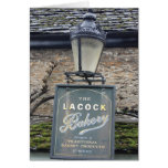 The Lacock Bakery, Lacock, Wiltshire, UK Greeting Cards