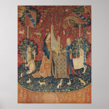 The Lady and the Unicorn: 'Hearing' Posters