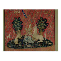 The Lady and the Unicorn: 'Sight' Postcards