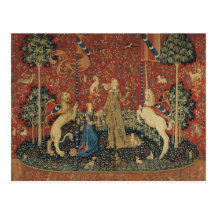 The Lady and the Unicorn: 'Taste' Post Cards