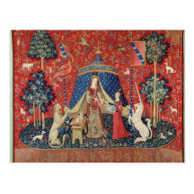 The Lady and the Unicorn: 'To my only desire' Postcards