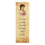 The Lady bookmark Business Card Template