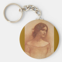 The Lady Clare (study) Key Chains