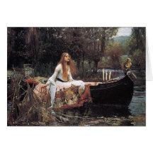 The Lady of Shalott, J.W. Waterhouse, 1888 Cards