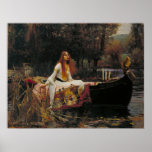 The Lady of Shalott, John William Waterhouse Poster