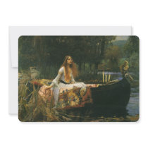 The Lady of Shalott (On Boat) by JW Waterhouse