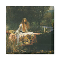 The Lady of Shalott (On Boat) by JW Waterhouse