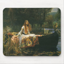 The Lady of Shalott (On Boat) by JW Waterhouse