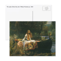 The Lady of Shalott (On Boat) by JW Waterhouse