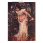 The Lady of Shalott (study) Greeting Cards