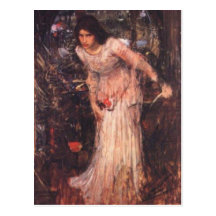 The Lady of Shalott (study) Postcard