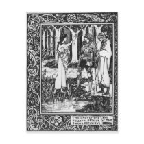 The Lady of the Lake telleth Arthur Postcard
