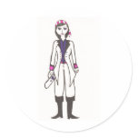 The Lady Pirate Stickers