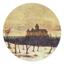 The Lake Neuchâtel By Courbet Gustave Sticker