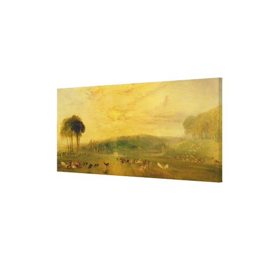 The Lake, Petworth: Sunset, Fighting Bucks Gallery Wrap Canvas