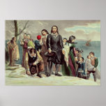 The Landing of the Pilgrims at Plymouth Posters