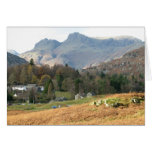 The Langdale Pikes - Blank Greetings Card
