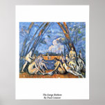 The Large Bathers By Paul Cezanne posters
