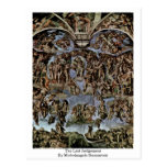 The Last Judgement By Michelangelo Buonarroti Postcards