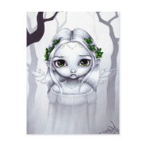 "The Last Leaves" Postcard