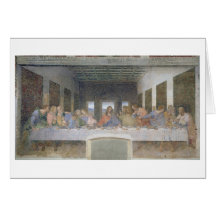 The Last Supper, 1495-97 (fresco) Greeting Cards