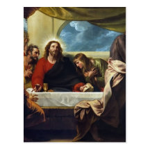 The Last Supper by Benjamin West Postcard