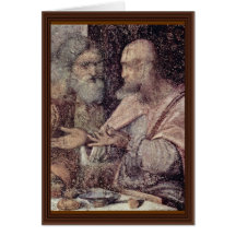The Last Supper Detail By Leonardo Da Vinci (Best Card