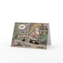 The Laugh-Out-Loud Cats steal Christmas Card