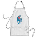 The Laughing Shark cartoon cooking apron