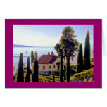 the Lavaux Region, Lake Geneva, Switzerland Greeting Cards