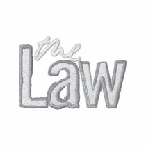 The Law - Embroidered - Long T-Shirt (Black)