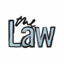 The Law - Embroidered - T-Shirt (Blue)