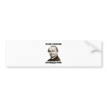 The Laws Of Inheritance Are Mendelian In Nature bumper stickers