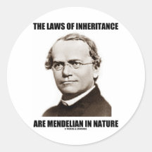 The Laws Of Inheritance Are Mendelian In Nature Sticker