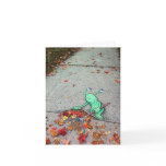 the lazy leaf-raker greeting cards